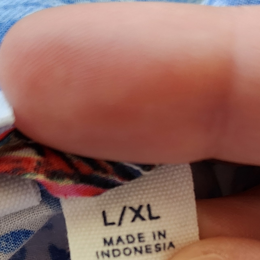 GAP Lightweight Print Half Sleeve Boho Kimono - Picture 5 of 9